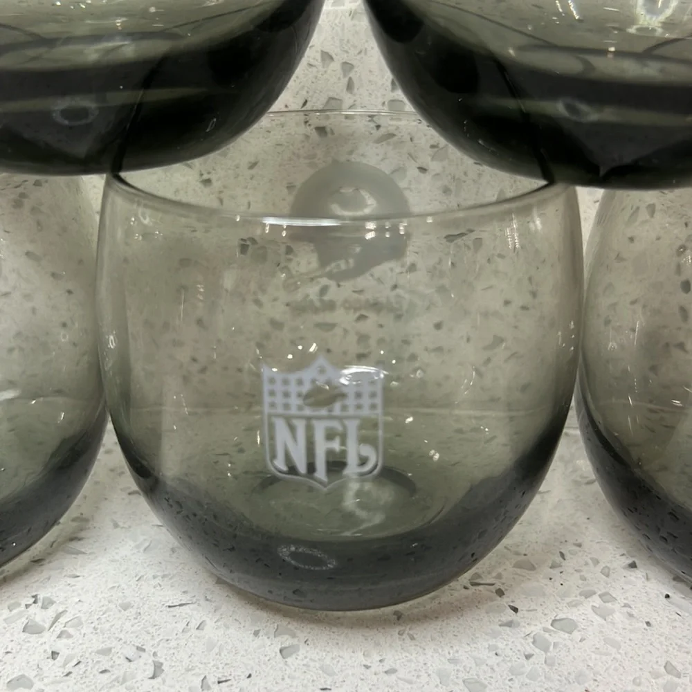 Set of 5 NFL Chicago Bears Short Glasses
